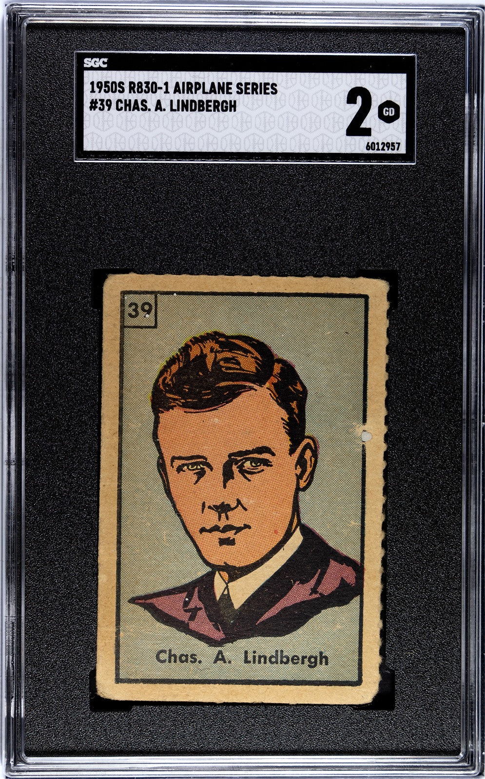 1950 R830 1 Airplane Series #39 (SGC 2 Good) Charles Lindbergh0
