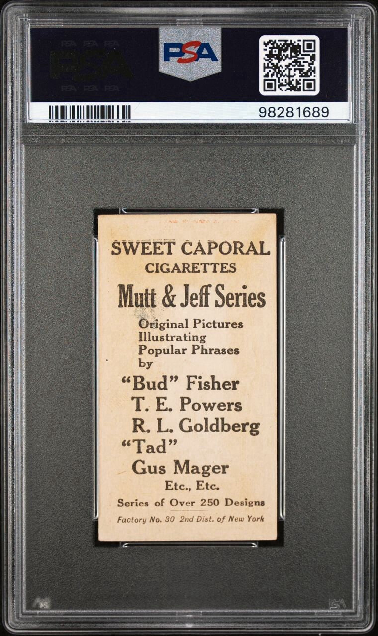 1906 T88 Sweet Caporal Mutt & Jeff Type 4 #126 "On Your Way" (PSA 4 VG/EX)1