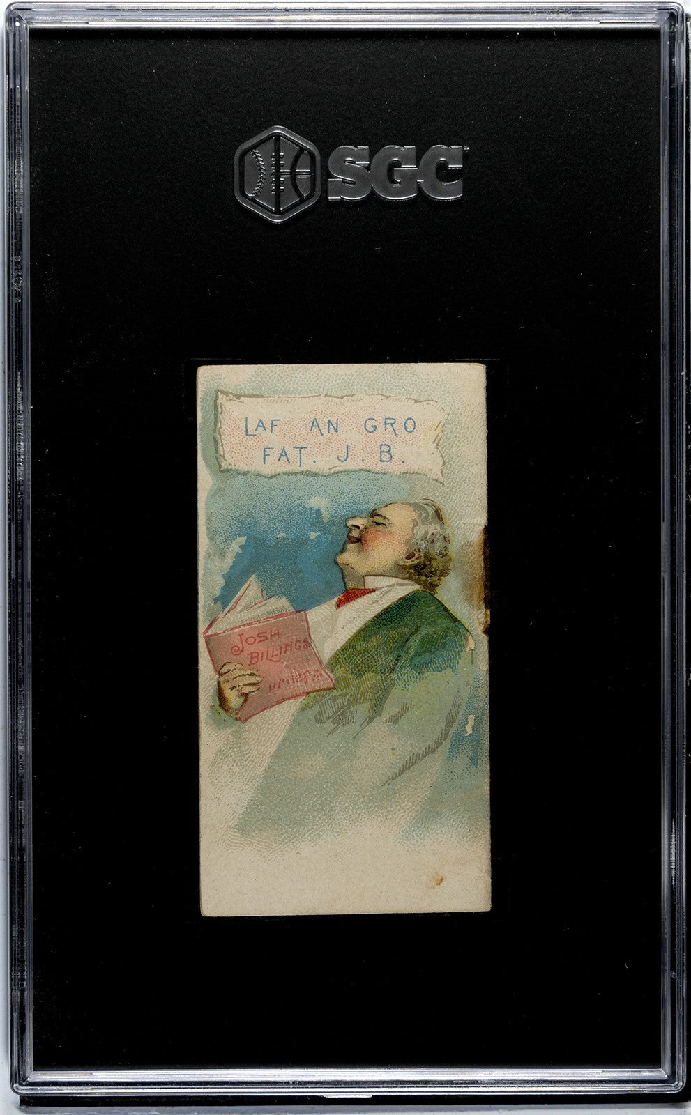 1889 N79 Duke Cigarettes HISTORY OF POOR BOYS (SGC 2 GD) Josh Billings1