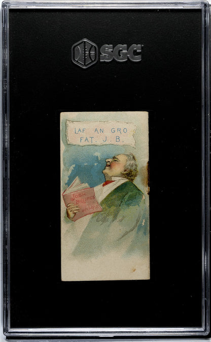 1889 N79 Duke Cigarettes HISTORY OF POOR BOYS (SGC 2 GD) Josh Billings1