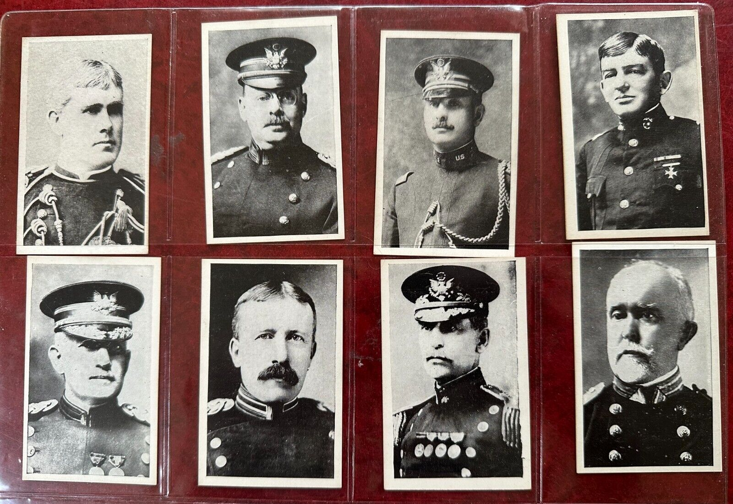 W641 LEADING GENERALS of the ALLIED ARMIES Complete Set (40) w/ Pershing3