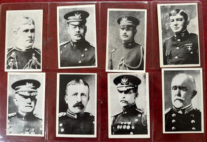 W641 LEADING GENERALS of the ALLIED ARMIES Complete Set (40) w/ Pershing3