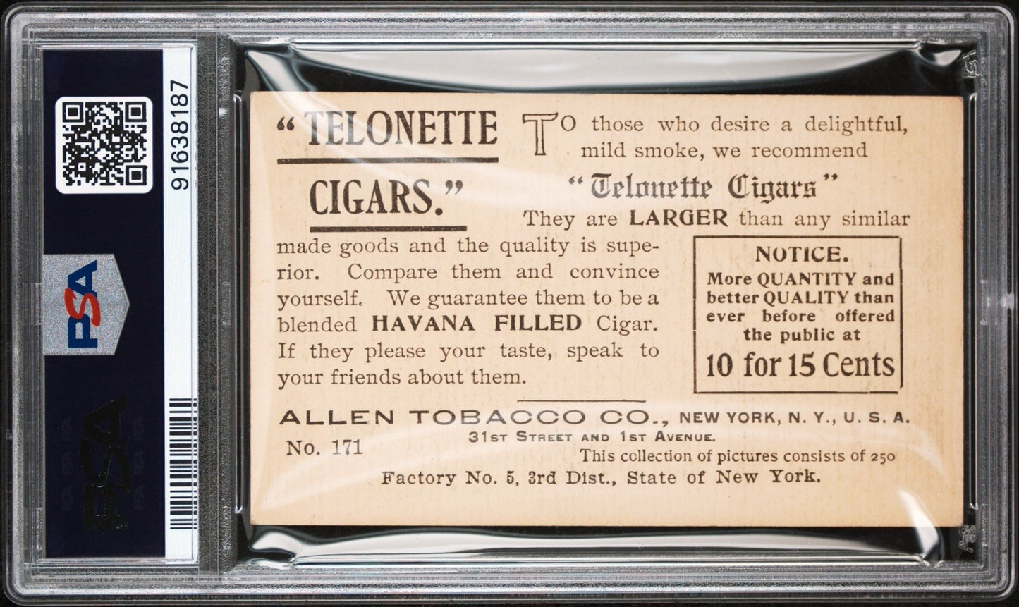1903 T116 Allen Tobacco Telonette #171 Phil. Delaware River (PSA 4 VG/EX) SHIPS1