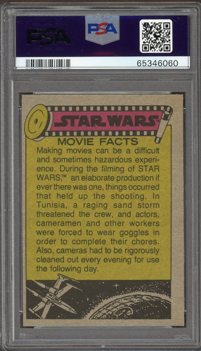 1977 Topps Star Wars #23 See-Threepio Is Injured! (PSA 8 NM/MT)1