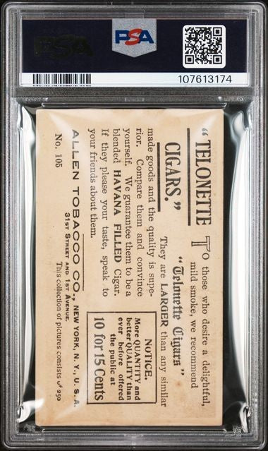1903 T116 Allen Tobacco Telonette Art Studies #105 (PSA 2 GD) Arabian Horseman1