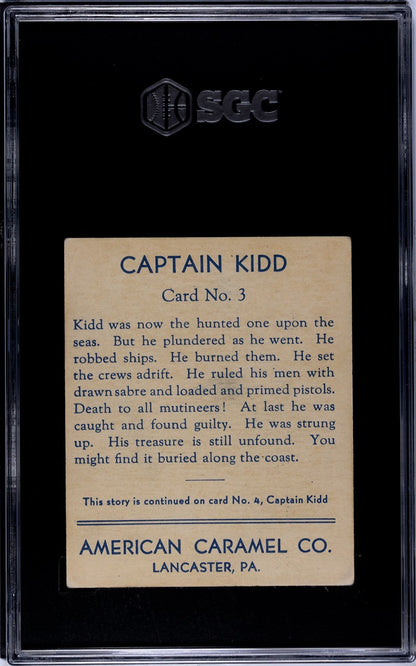 1930 R14 Am Caramel Historical Characters #14 Trial of Captain Kidd (SGC 4 VGEX)1