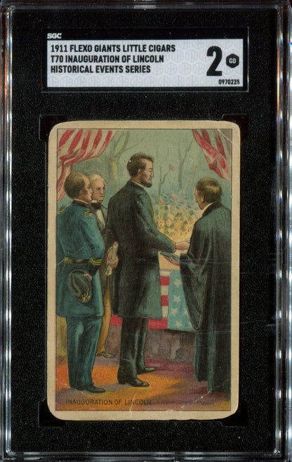 1910 T70 Inauguration of Lincoln Historical Events (PSA 2 GD) Flexo Giants0