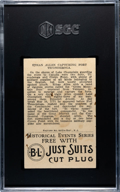 1911 Just Suits T70 Historical Events (PSA 2 GD) Ethan Allen Fort Ticonderoga1