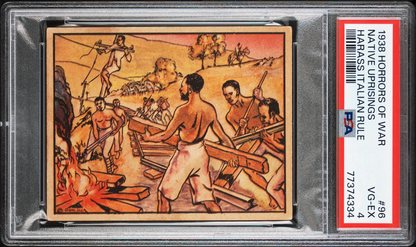 1938 HORRORS OF WAR Gum, Inc. #96 Advertising "You're Lucky" Prize (PSA 4 VG/EX)0