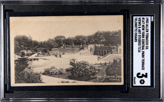 1903 T116 Allen Tobacco Co. Telonette Cigars #147 Central Park Terrace SGC 3 VG0