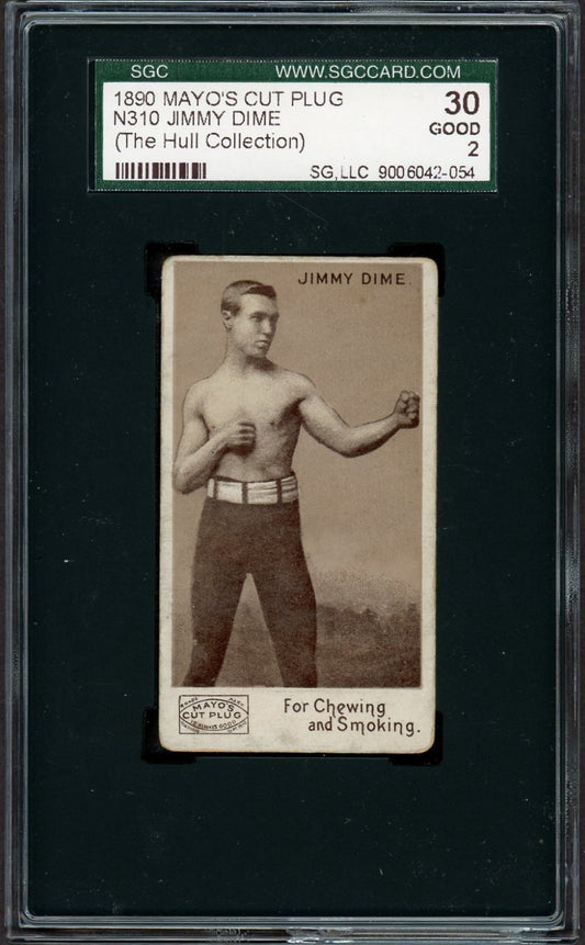 1890 N310 Mayo's Cut Plug (SGC 2 GD) JIMMY DIME The Hull Collection0