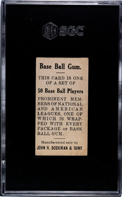 1909 E92 Dockman & Sons Topsy Hartsel (SGC 4 VG/EX) Philadelphia1