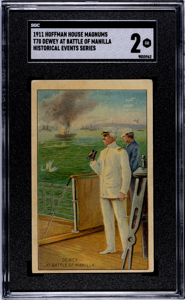 1911 Hoffman House T70 Historical Events (SGC 2 G) Dewey at Battle of Manila0