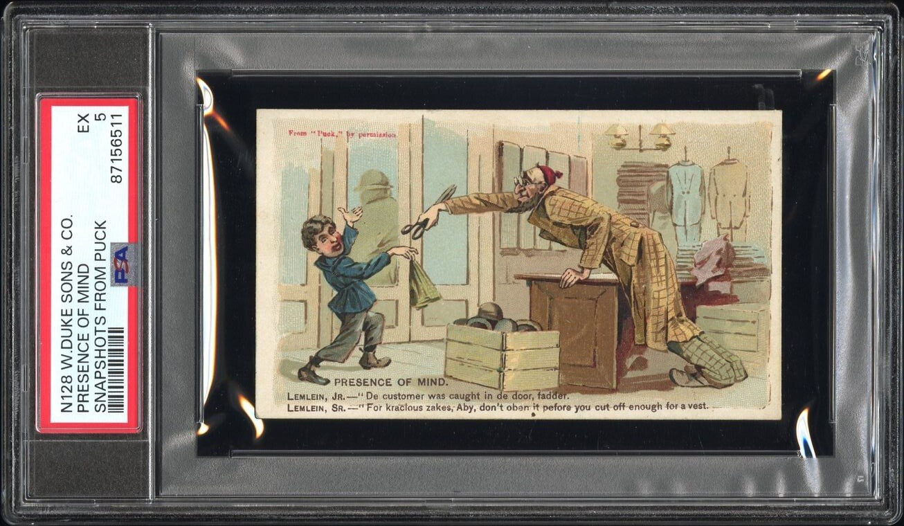 N128 Snapshots From Puck Duke Sons & Co. "Presence of Mind" (PSA 5 EX)0