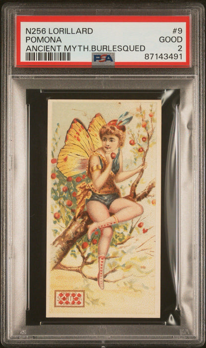 1893 N256 LORILLARD'S ANCIENT MYTHOLOGY BURLESQUED (PSA 2 GD) Pomona #90