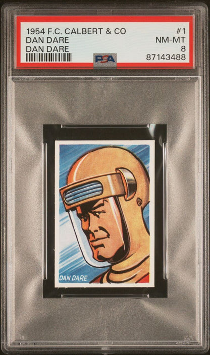 1954 Calvert & Co. "Dan Dare Series" #1 DAN DARE (PSA 8 NM/MT)0