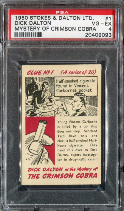1950 Stokes & Dalton Crimson Cobra #1 Dick Dalton (PSA 4 VG/EX ) Marijuana0