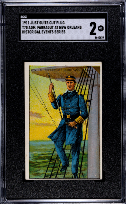 1911 Just Suits T70 Historical Events (SGC 2 G) Admiral Farragut at New Orleans0