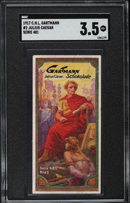 1917 C.H.L. Gartmann SERIE 481 (SGC 3.5 VG+) #2 Julius Caesar0