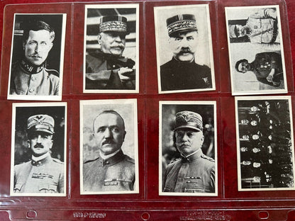 W641 LEADING GENERALS of the ALLIED ARMIES Complete Set (40) w/ Pershing9