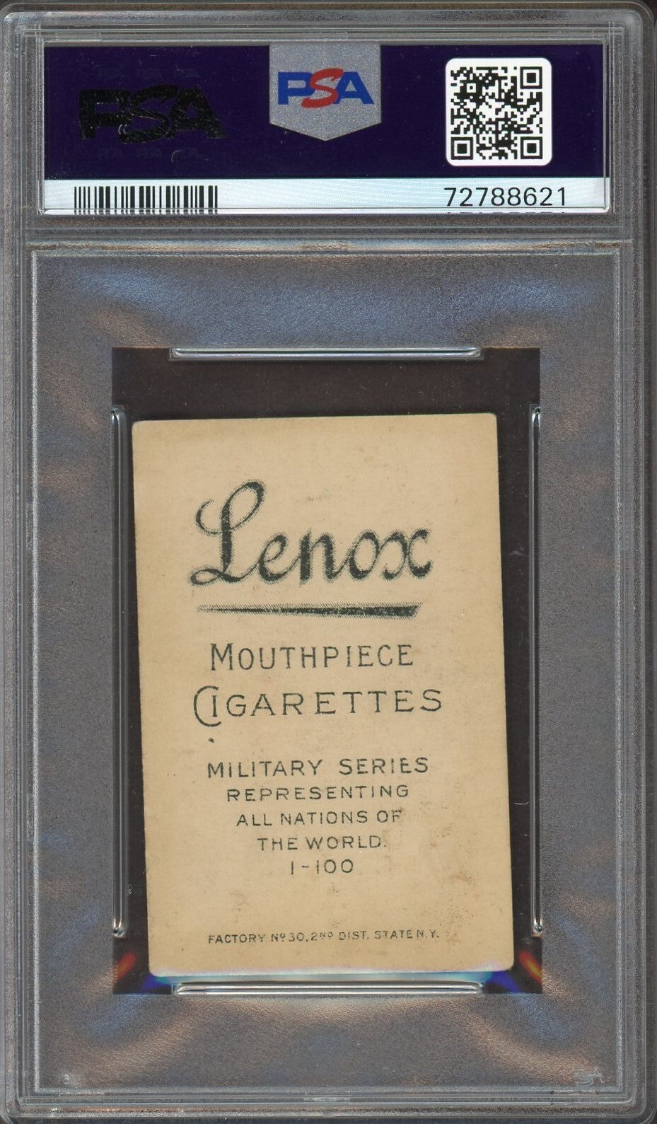 1910 T79 Military Series Private Cavalry Japan (PSA 3 VG) SCARCE LENOX BACK1