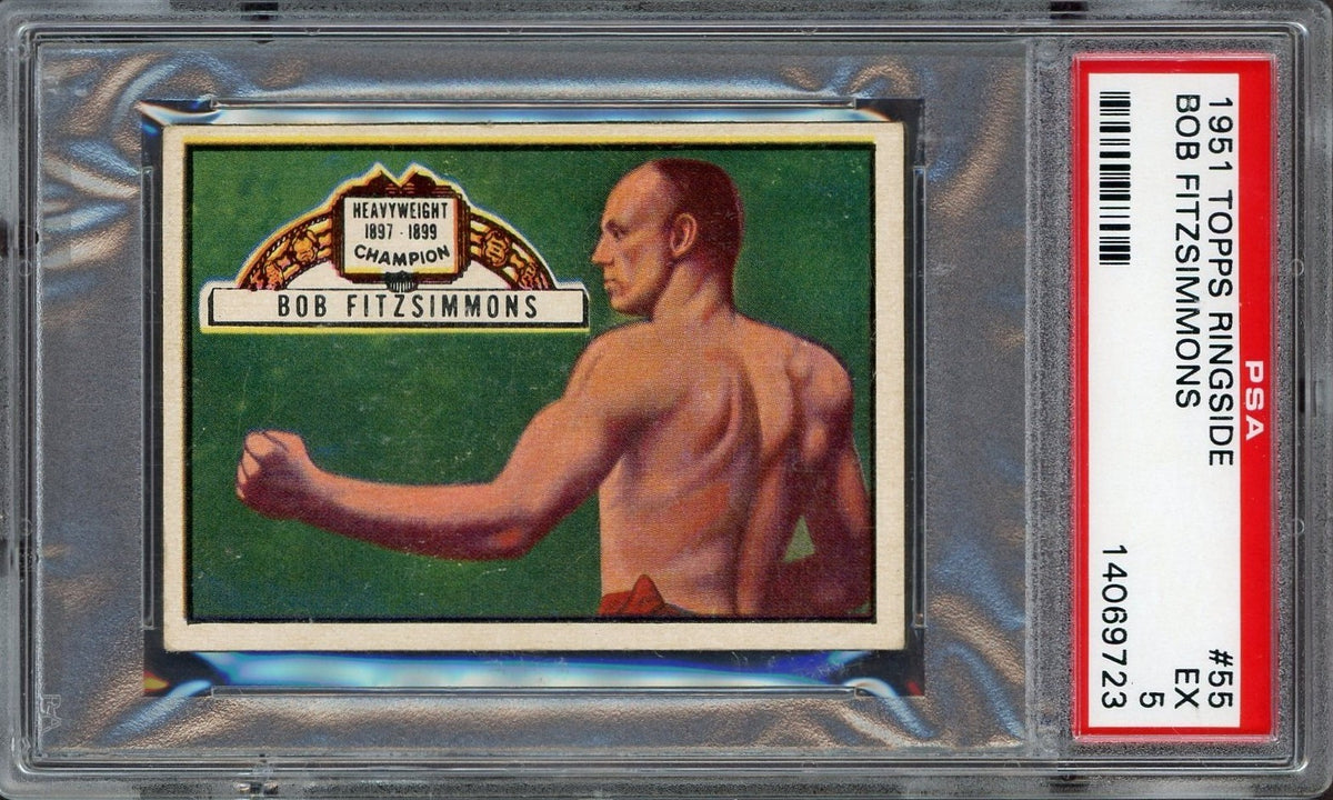 1951 Topps Ringside Boxing (PSA 5 EX) SHORT PRINT Bob Fitzsimmons0