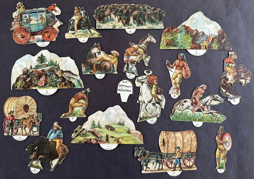1880s N143 Honest Tobacco Buffalo Bill Wild West Show (Lot 18 Pcs.) Premiums3