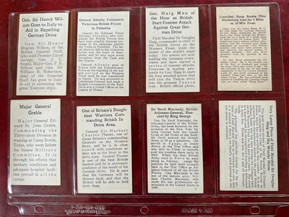W641 LEADING GENERALS of the ALLIED ARMIES Complete Set (40) w/ Pershing8