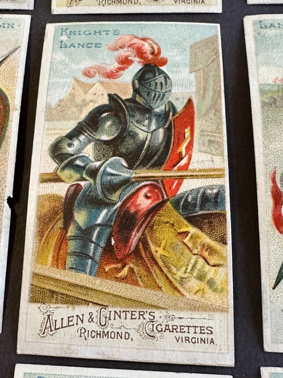 Near SET N3 Allen & Ginter Arms of Nations 47 out of 50 cards (Blank Backs)6