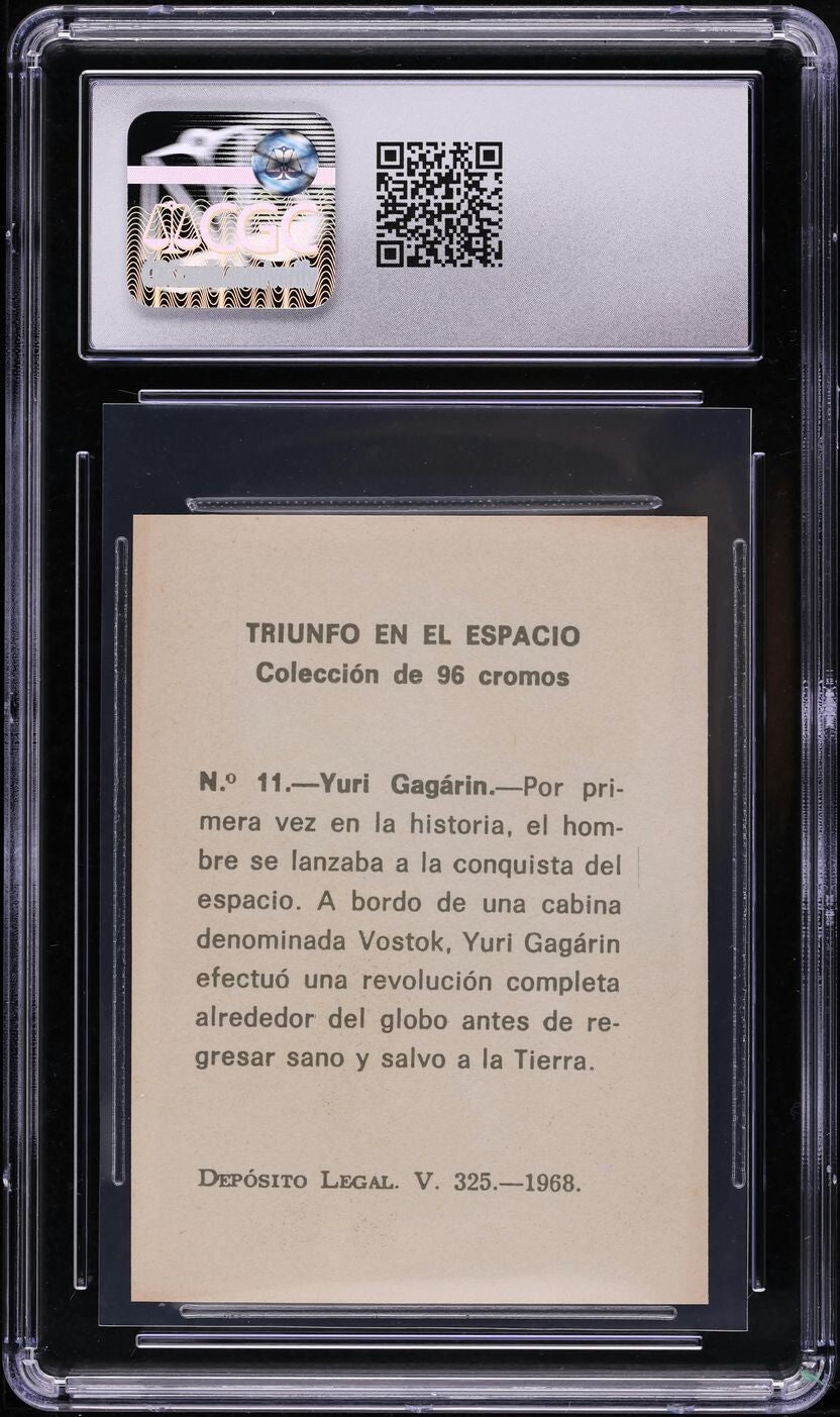 1968 Editorial Valenciana Triunfo En El Espacio #11 YURI GAGARIN (CGC 7 NM)1