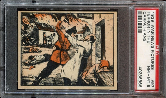 1939 WAR NEWS PICTURES #97 Terror in the Carpathians (PSA 8 NM/MT)0