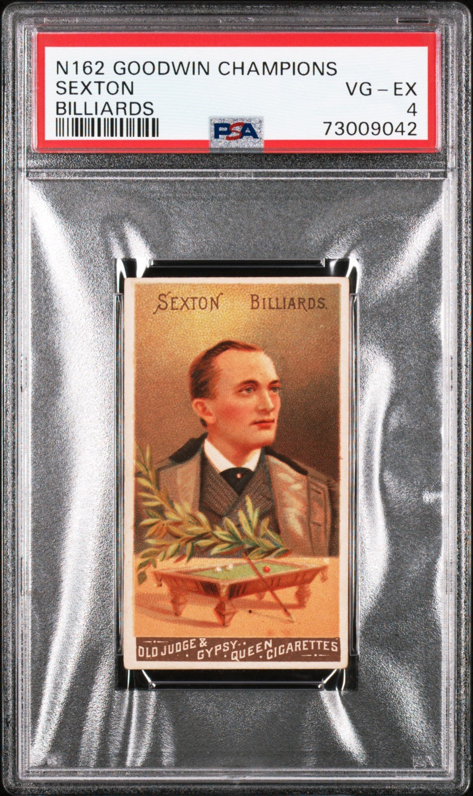 1888 N162 Goodwin Champions (PSA 4 VG/EX) BILLIARDS William Sexton0