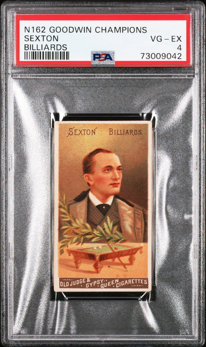 1888 N162 Goodwin Champions (PSA 4 VG/EX) BILLIARDS William Sexton0