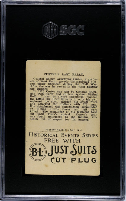 1911 Just Suits T70 Historical Events (PSA 3 VG) Custer's Last Rally1