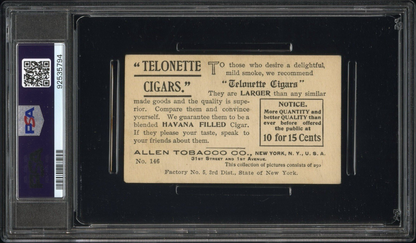 1903 T116 Allen Tobacco Telonette Art Studies #146 New York Herald (PSA 4 VG/EX)1