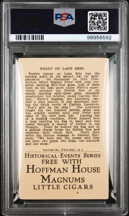 1911 Hoffman House T70 Historical Events (PSA 2 G) Perry On Lake Erire1