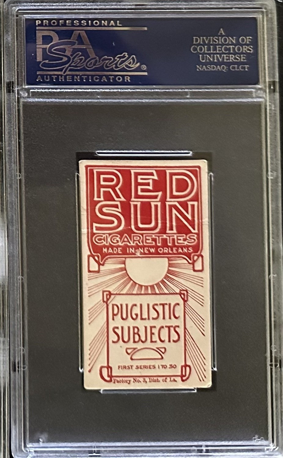 1910 T226 Red Sun Pugilistic Subjects Tobacco Jack Goodman (PSA 1) Boxer1