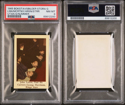 1965 Bokstavsbilder Stora G Utan Lennon McCartney Harrison & Starr (PSA 8 NM/MT)1