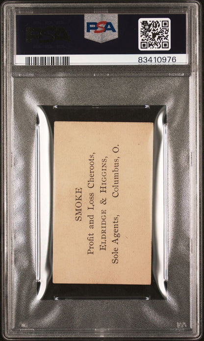 N489 Actresses Blue Border Fanny Davenport PSA 3.5 VG+ Profit and Loss Cheroots1