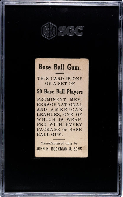 1909 E92 Dockman & Sons Admiral Schlei (SGC 4 VG/EX) New York Nat'l1