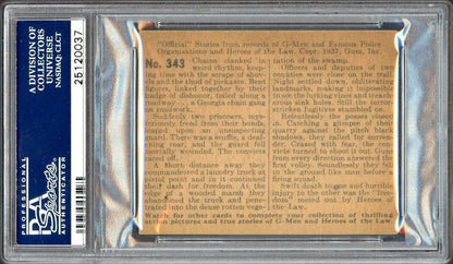 1936 GMen & Heroes #343 Swampland Vengeance (PSA 4 VG/EX) High Number1