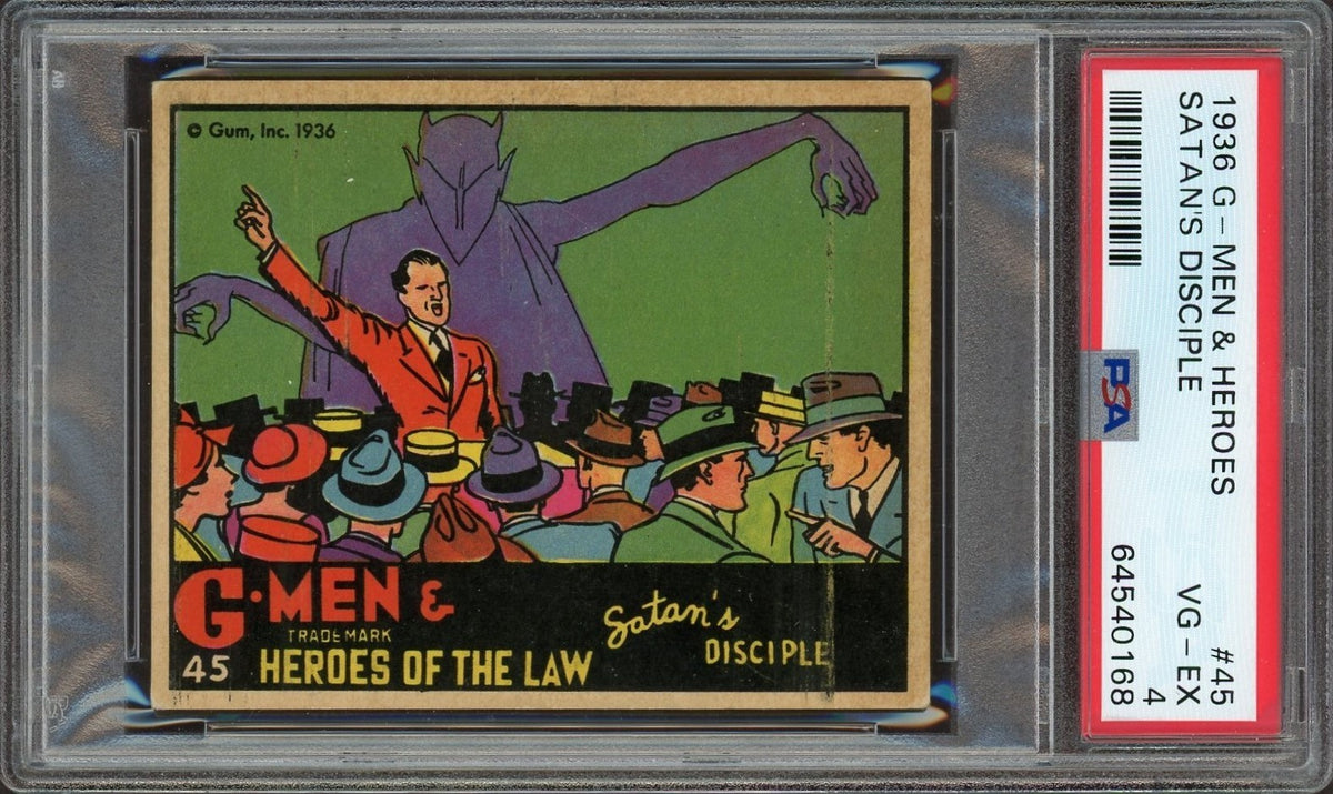 1936 G-Men & Heroes of the Law #45 Satan's Disciple (PSA 4 VGEX) KEY Rare Number0