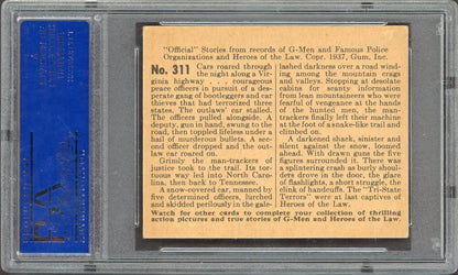 1936 G Men & Heroes #311 The "Tri State Troopers" (PSA 5 EX) High Number1