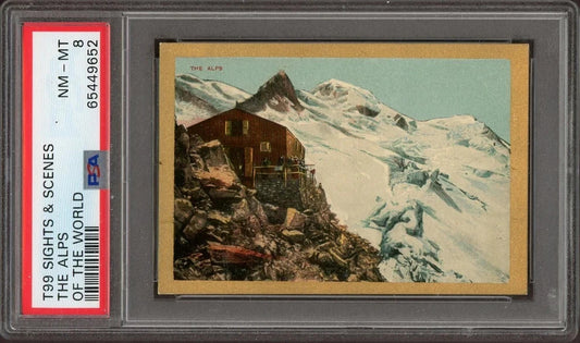 1911 T99 Sights & Scenes of the World THE ALPS (PSA 8 NM/M) Rare0