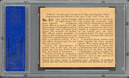 1936 G-Men & Heroes #311 The "Tri-State Troopers" (PSA 5 EX) High Number1