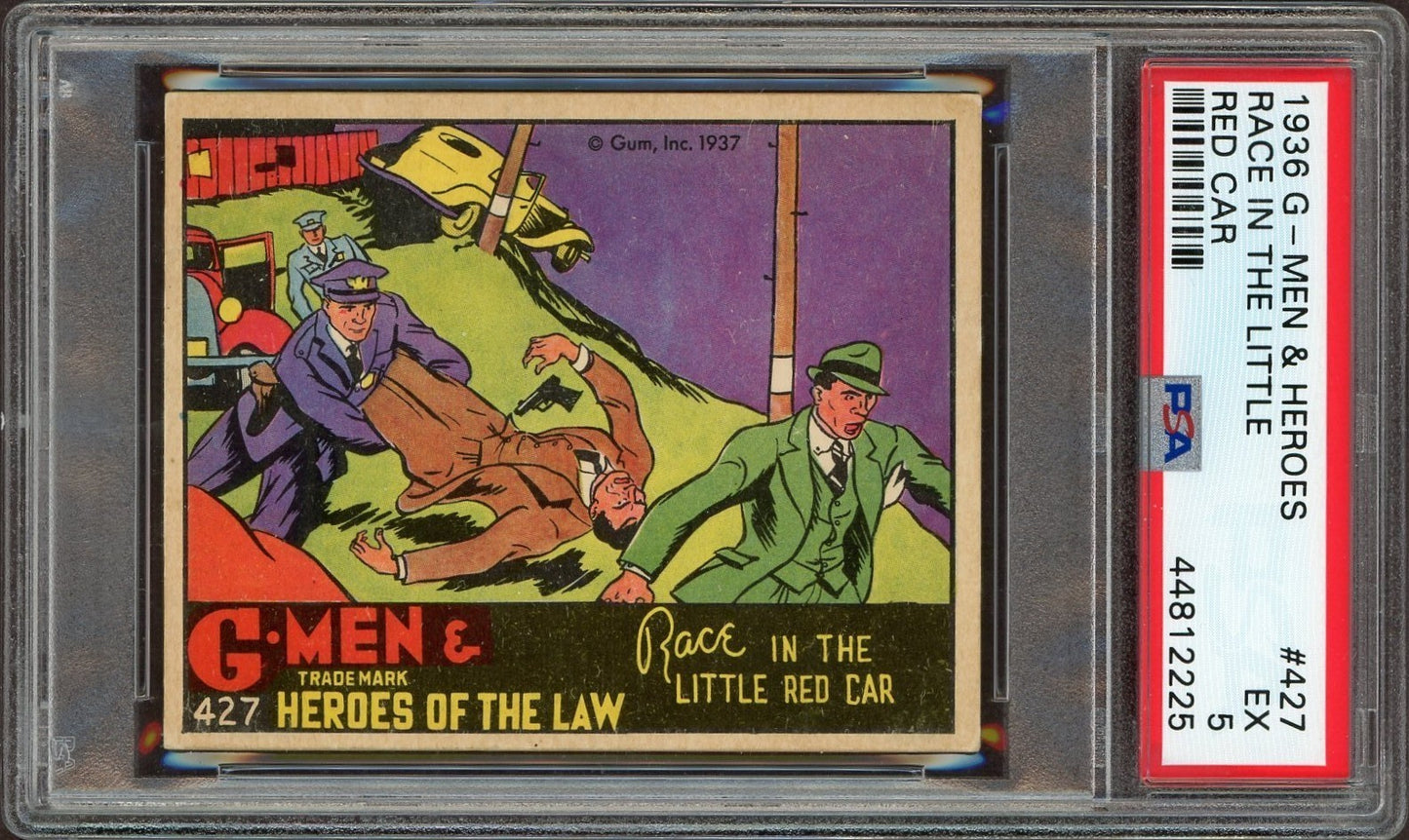 1936 G Men & Heroes #427 The Little Red Car (PSA 5 EX) High Number0