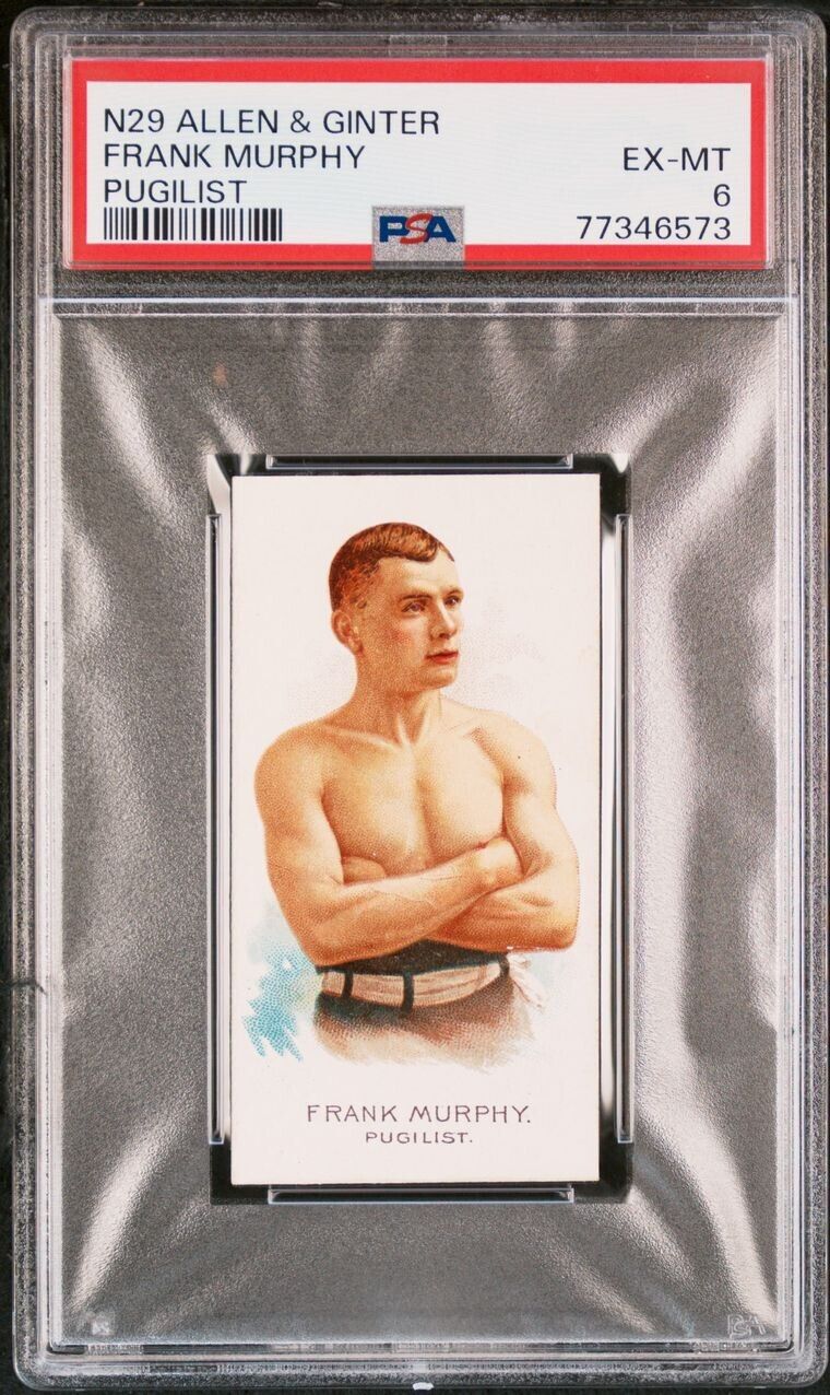 1888 N29 Allen & Ginter Frank Murphy Pugilist (PSA 6 EX/MT)