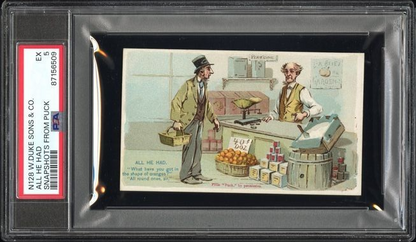 N128 Snapshots From Puck Duke Sons & Co. "All He Had" (PSA 5 EX)0
