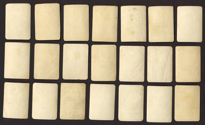 1900 Fototipias Serie 19 Queens and Princesses (Lot 21 diff.) Matchbox Cards1