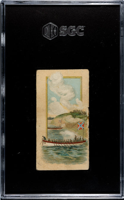 1889 N78 Duke's Cigarettes HISTORY OF GENERALS (SGC 2 GD) Gen. J.E. Johnston1